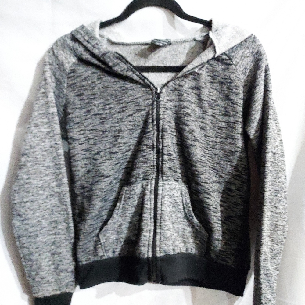 ROK Gray Zip-Up Hoodie